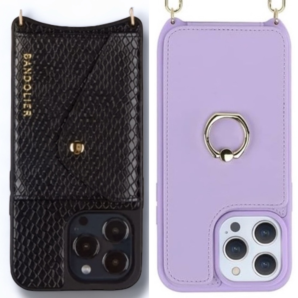 Bandolier Black and Purple Phone Cases